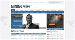 Desktop Screenshot of miningfeeds.com