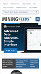 Mobile Screenshot of miningfeeds.com